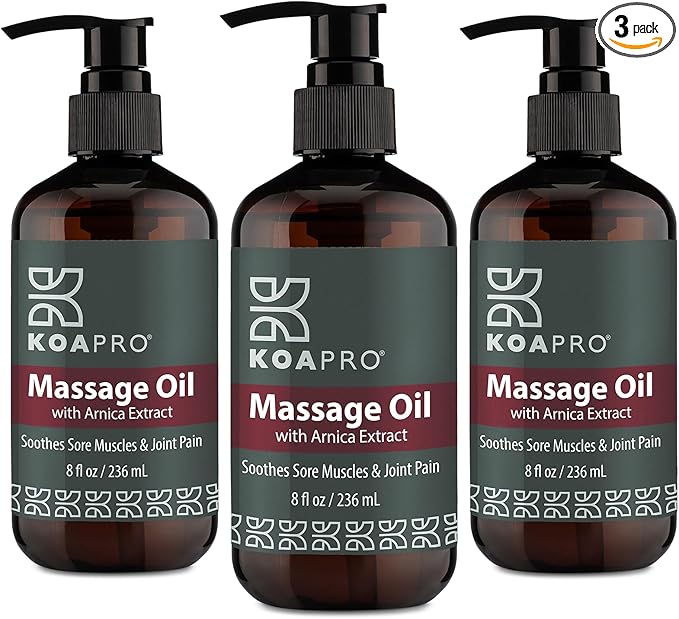 KOAPRO Arnica Sore Muscle Massage Oil by KOAPRO