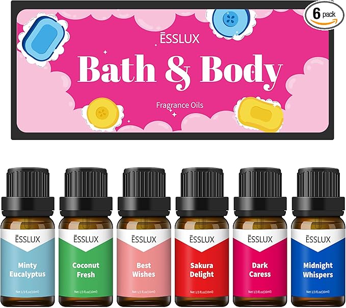 Fragrance Oils, ESSLUX Bath & Body Scented Essential Oils by ESSLUX
