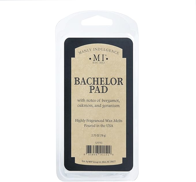 Manly Indulgence Bachelor Pad Scented Wax Melts, Wax Melt Warmer Cubes - Image 4