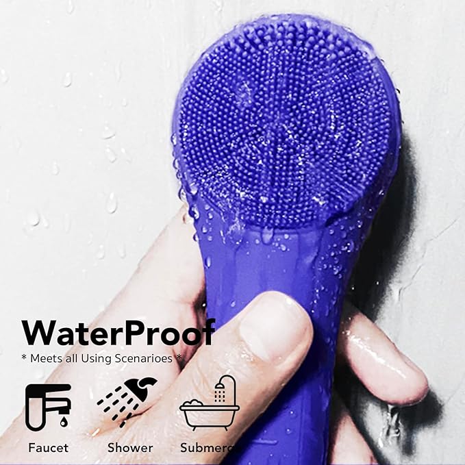 NågraCoola CLIE Facial Cleansing Brush, Waterproof and Rechargeable Face Scrub - Image 5