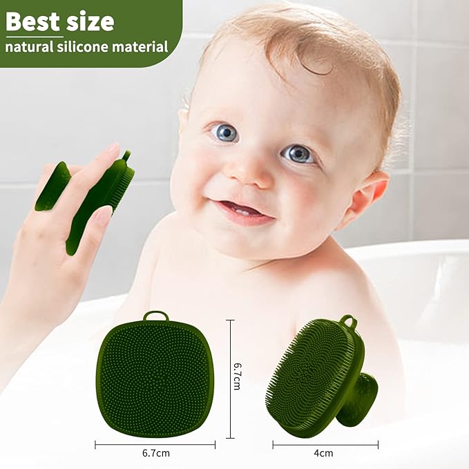 Silicone Face Scrubber for Men Facial Cleansing Brush Silicone Face Wash Brush - Image 3