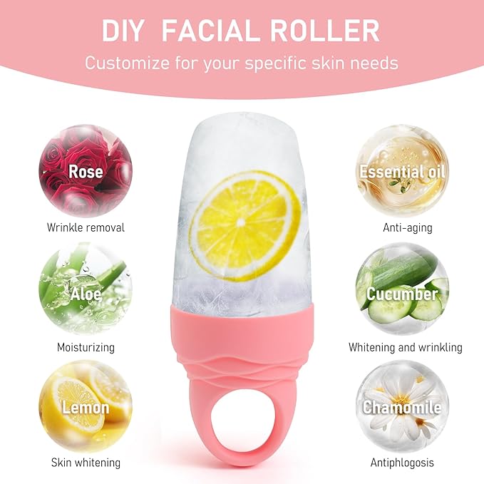 3 Pcs Facial Ice Roller Silicone Mold Reusable - Image 5