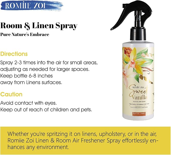 ROMIIE ZOI Linen & Room Air Freshener Spray Room Mist, - Image 2