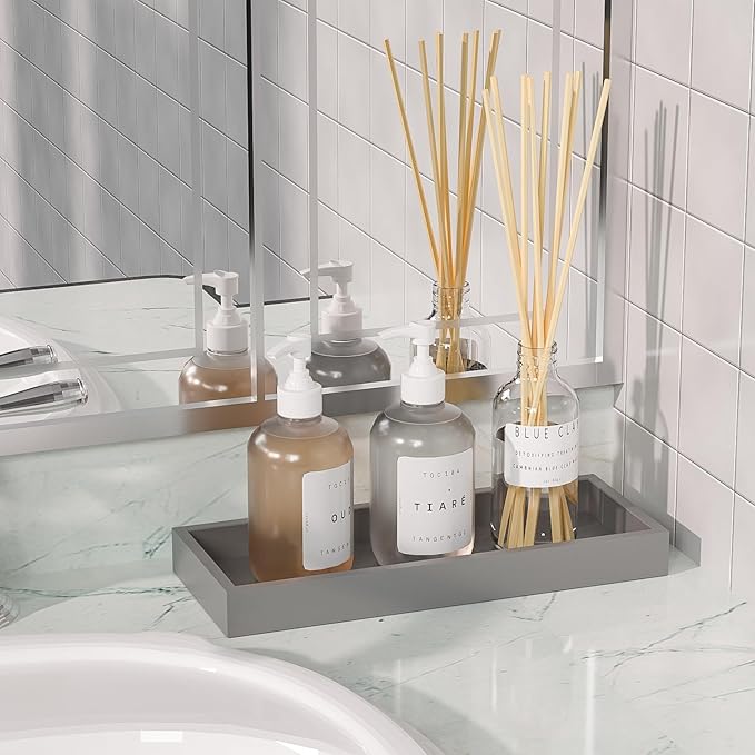 ZHWS Bathroom Vanity Tray for Toilet Tank, Decorative Tray, Kitchen Tray - Image 3