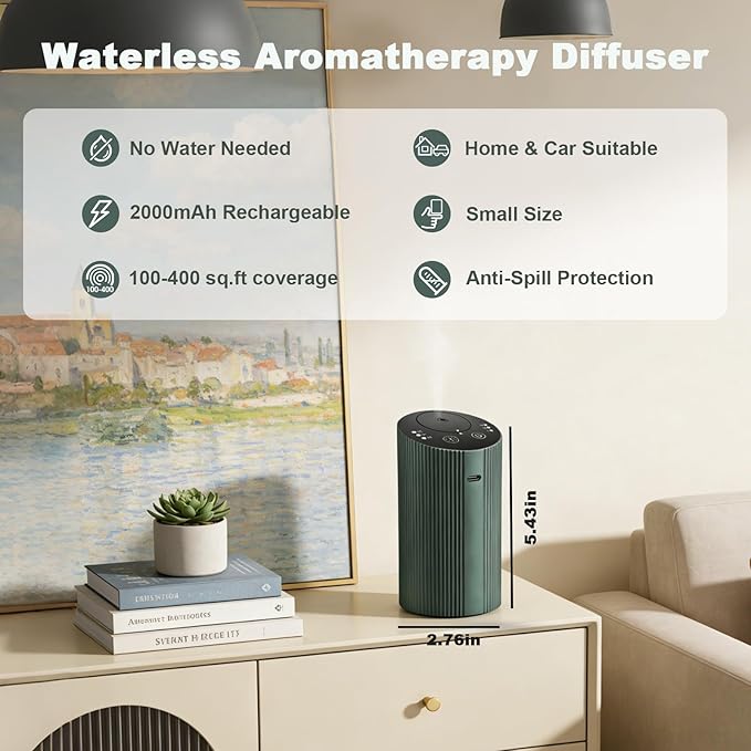 Waterless Essential Oil Diffuser - Image 2