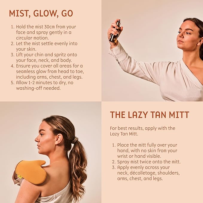 Face Tan Mist - Self Tanning Mist, Waterproof, Effortless and Natural Looking - Image 4