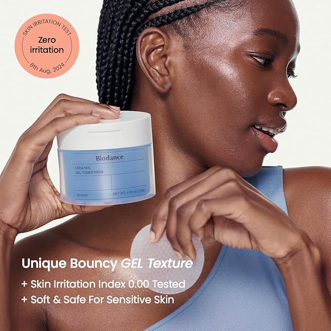 Biodance Cera-NOL Gel Toner Pads, Deep Hydrating & Soothing Toner Pads - Image 3