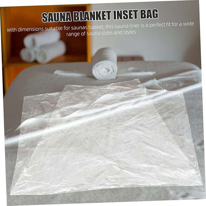 SUPVOX 50pcs Sauna Wrap Foil Blanket Infrared Sauna Blanket Insert Easy to - Image 4