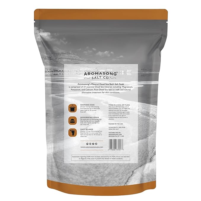 Aromasong Raw Dead Sea Bath Salt - Image 7