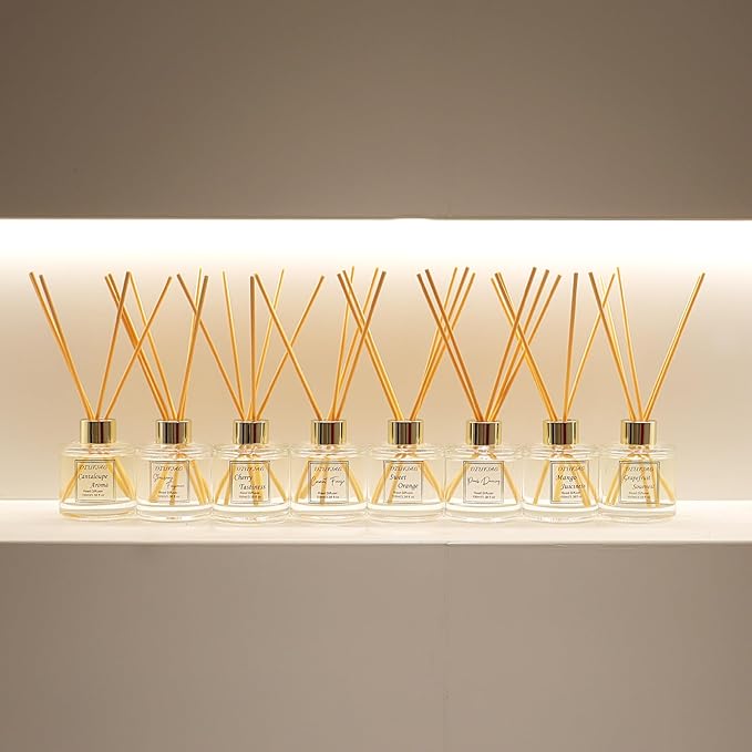 100ml Scent Diffuser with 6 Fiber Sticks, 3.5 oz Reed Diffuser Set Aromatherapy - Image 7