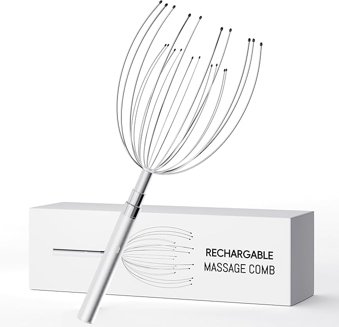 Winyoung Head Massager Scalp Stress Relief, Rechargable Electric Scalp Massager by Winyoung
