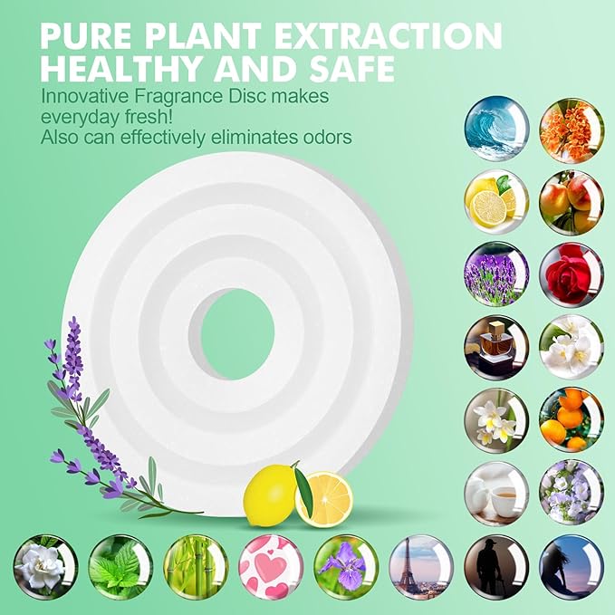 Demissle 60 Pcs 20 Flavors Replacement Fragrance Discs - Image 3