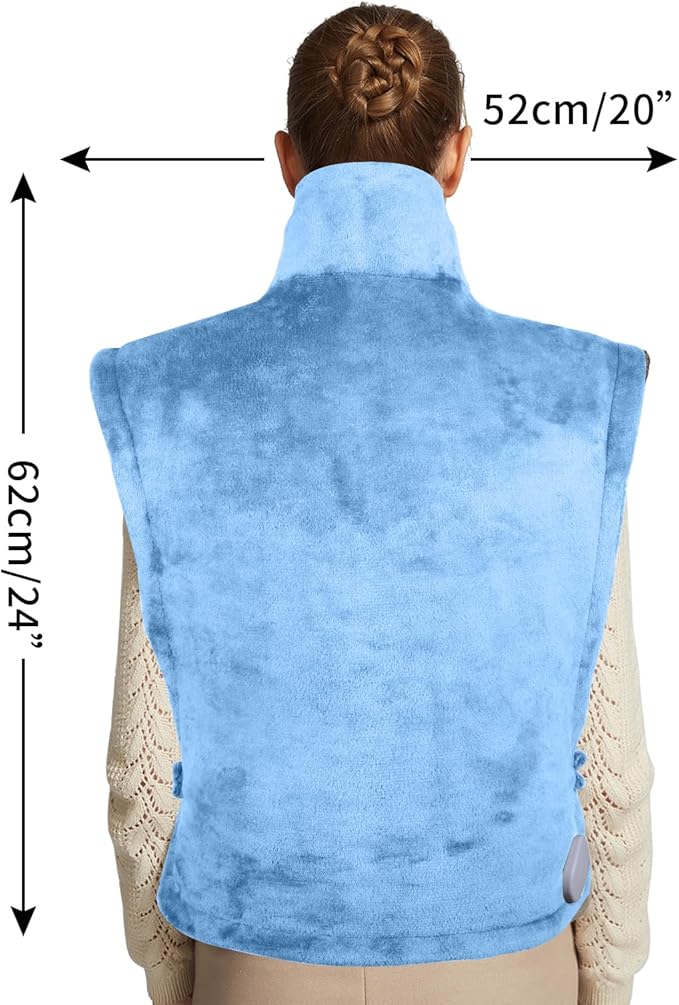 Ambershine 26"x35" XXXL King Size Neck& Shoulder& Back Heating Pad - Image 5