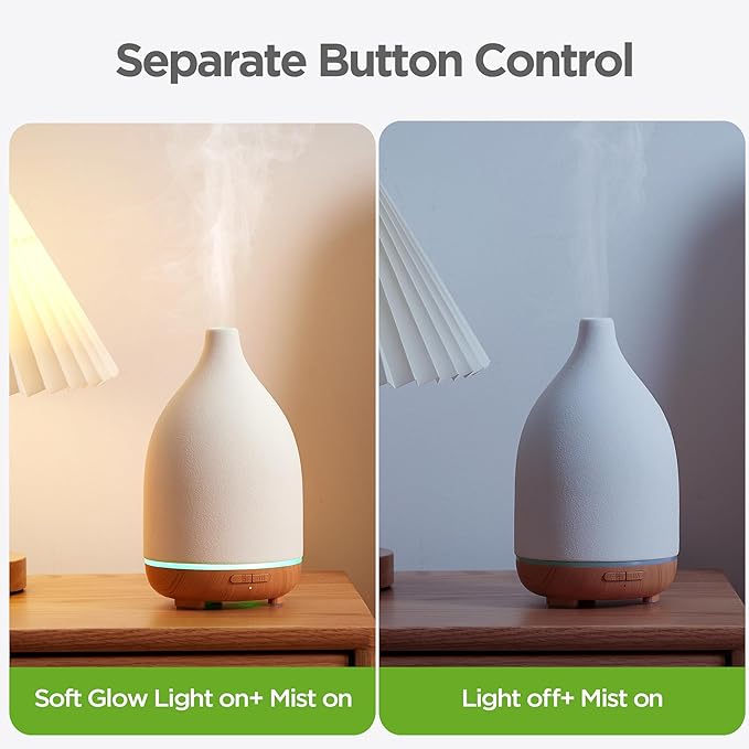 InnoGear Oil Diffuser, 150ML Ceramic Diffuser - Image 4