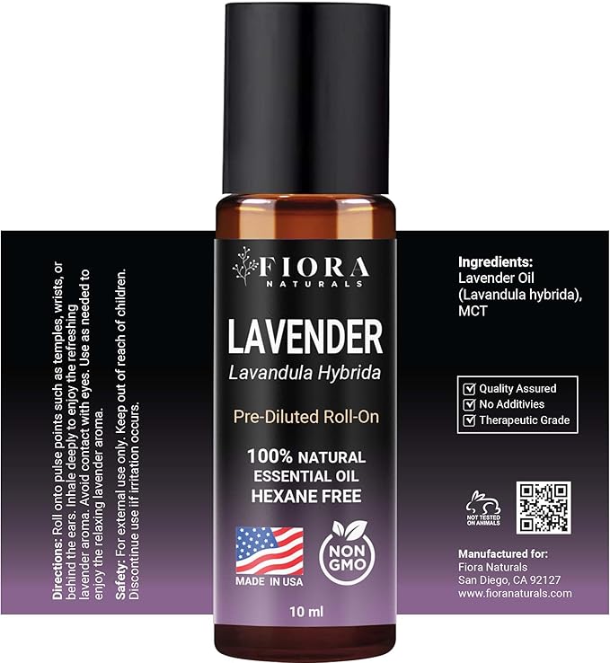Lavender Essential Oil Roll On – Pre-diluted Calming Lavender Oil - Image 8