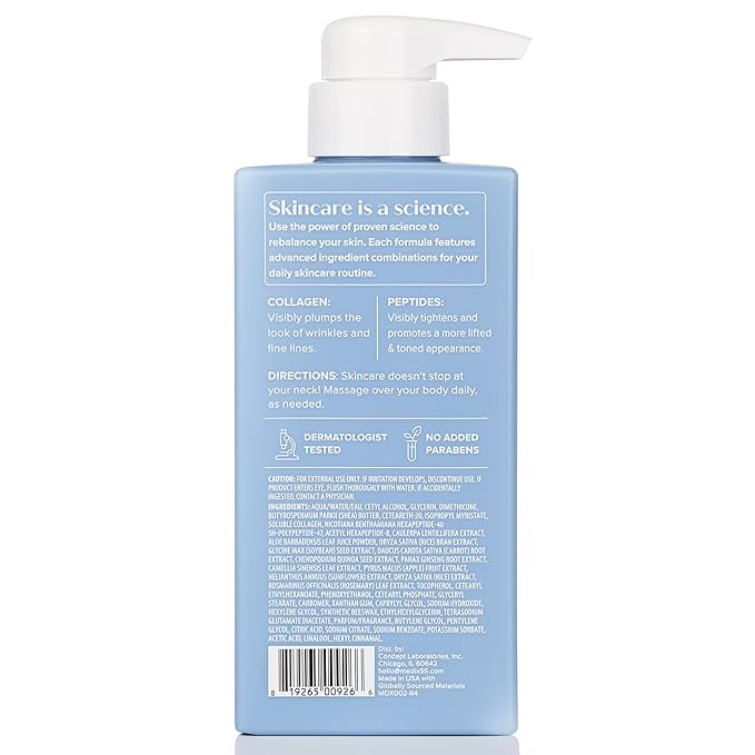 Medix 5.5 Exfoliating AHA Glycolic Acid Face & Body Wash Cleanser + Collagen - Image 8