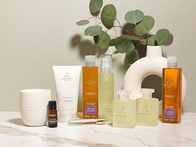Aromatherapy Associates De-Stress Muscle Bath and Shower Oil, Natural Body Oil - Image 7