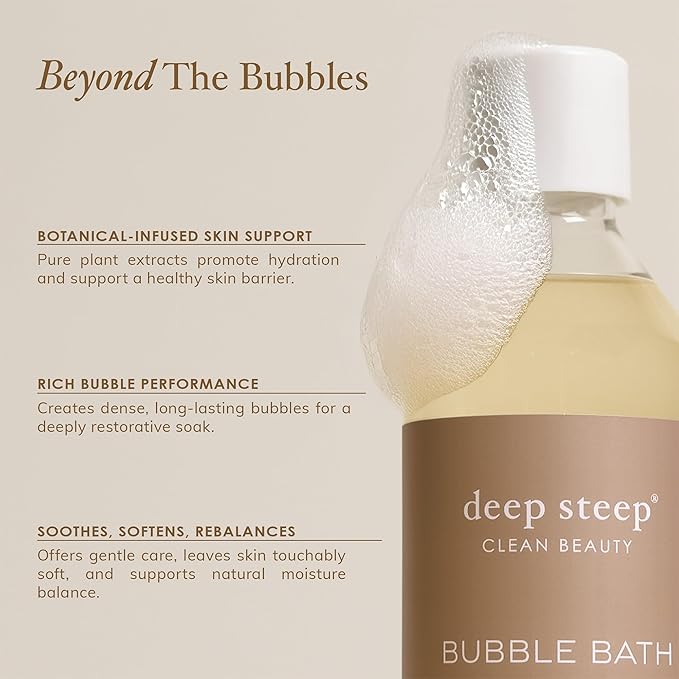 Deep Steep Bubble Bath, Grapefruit Bergamot, 10 oz – Soothing Soak - Image 5