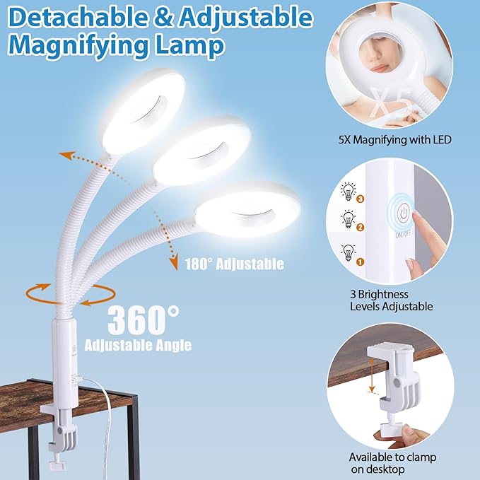 HomGarden Professional Facial Steamer 2 in 1 Steamer - Image 4