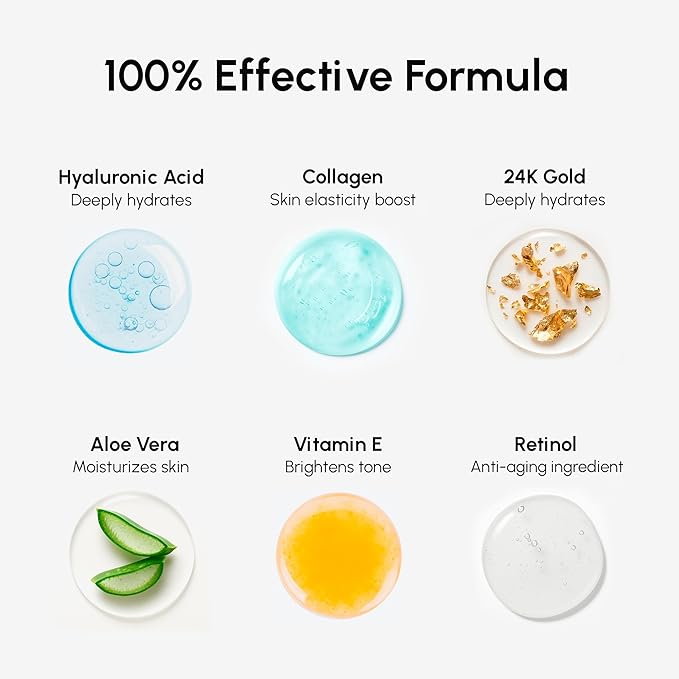 MAREE V Line Lifting Mask with 24K Gold – Deep Collagen Face Mask - Image 6
