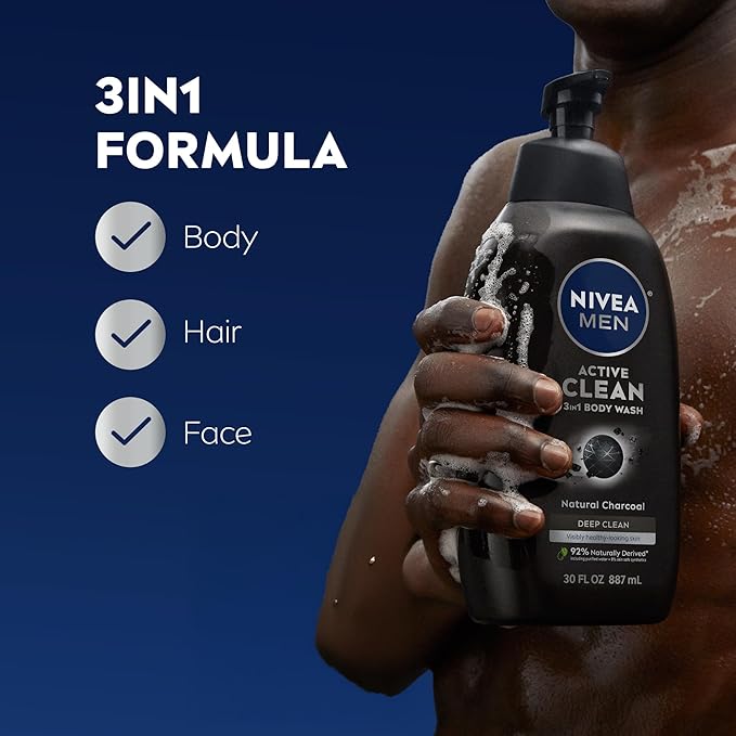 NIVEA Men Active Clean Body Wash - Image 2