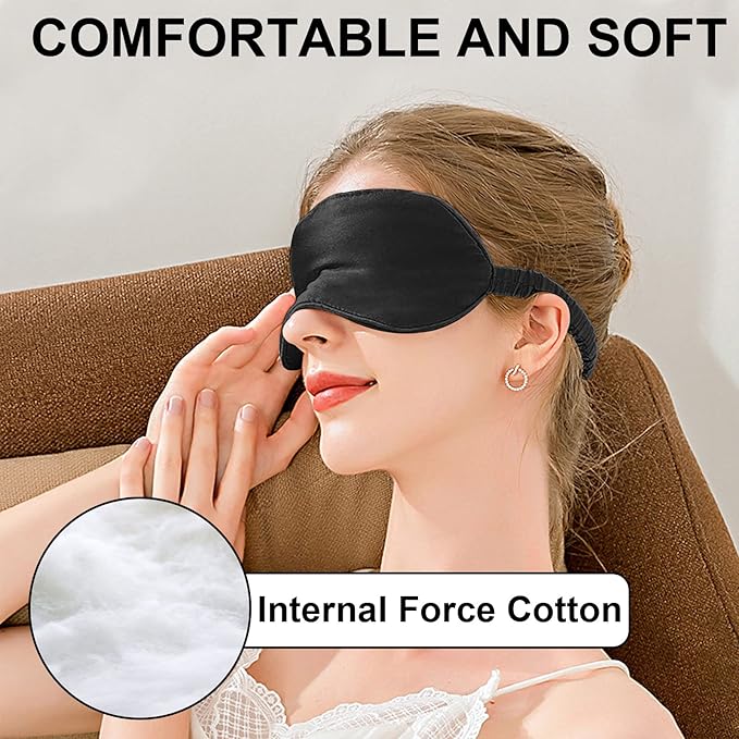 2Pack Silk Sleep Mask, Eye Mask - Image 4