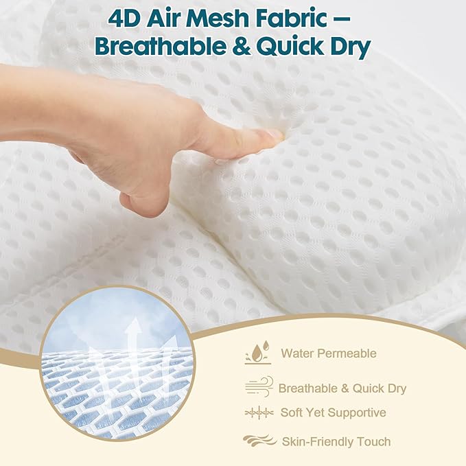 Bath Pillow Bathtub Pillow, Luxury Bath Pillows - Image 4