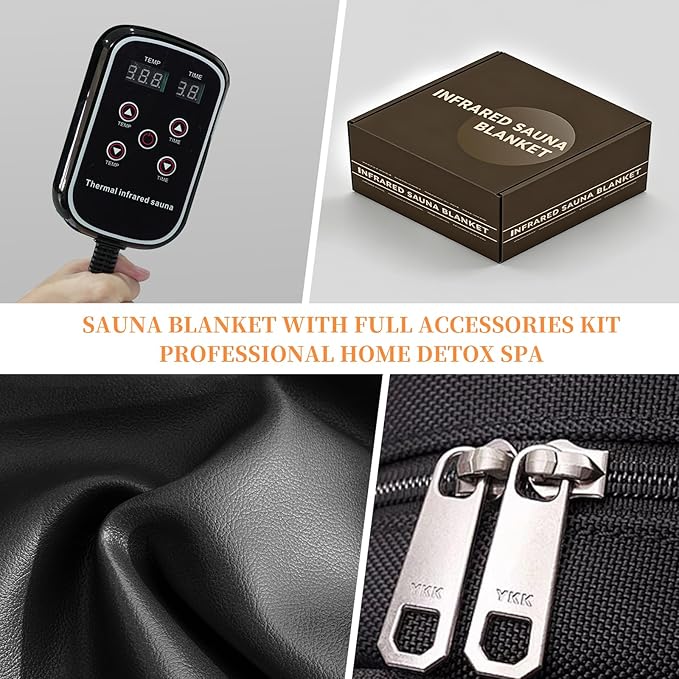 Portable Infrared Sauna Blanket, Sauna Bag - Image 3