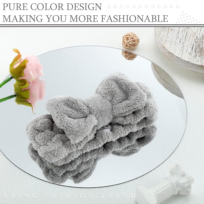 3 Pieces Towel Headbands for Women Makeup Headband for Washing Face Makeup Spa - Image 6
