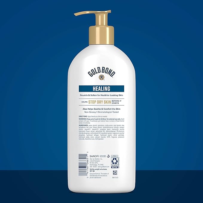 Gold Bond Healing Hydrating Lotion, 14 oz., Body Lotion - Image 3