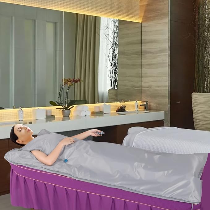 Infrared Sauna Blanket, 70.8 Inch Portable Far Infrared Spa Sauna Bags by WANLECY