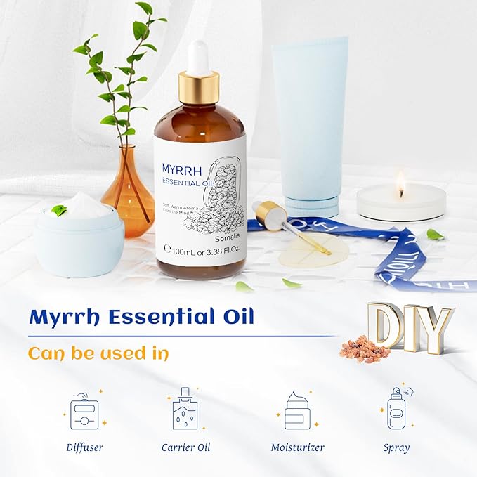 HIQILI 100ML Myrrh Essential Oil - Image 5
