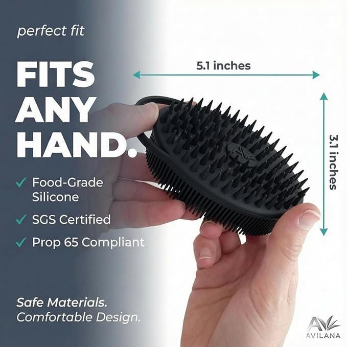 Avilana Premium Scalp Massager Shampoo Brush - Image 6