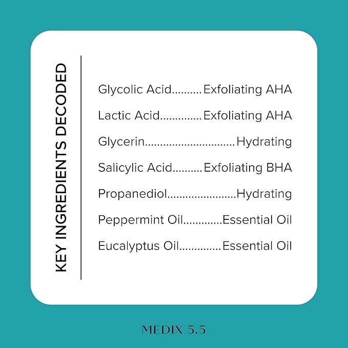 MEDIX Glycolic Acid + Lactic Acid Exfoliating Body Wash Gel | KP Bump Eraser | - Image 5