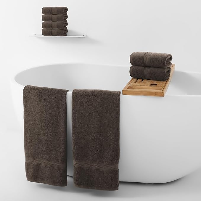 REDKISS Towels 8 Piece Luxury Bath Towel Set, 2 Bath Sheets, 2 Hand Towels - Image 7