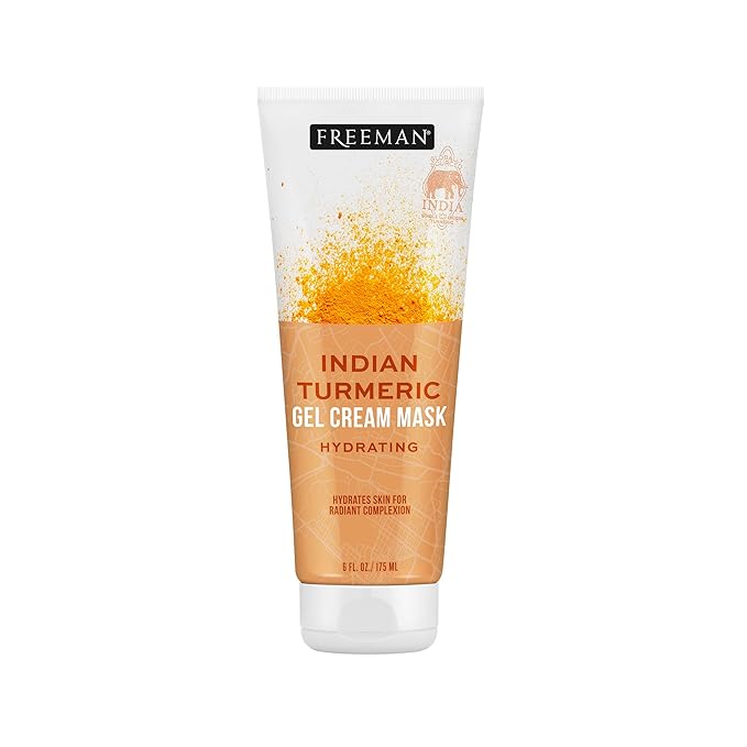 Freeman Exotic Blends Hydrating Indian Turmeric Gel Cream Facial Mask, 6 by Freeman