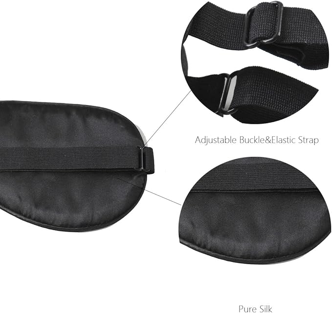 100% Natural Silk Sleep Eye Mask Kids, Cute Night Sleeping Mask - Image 6