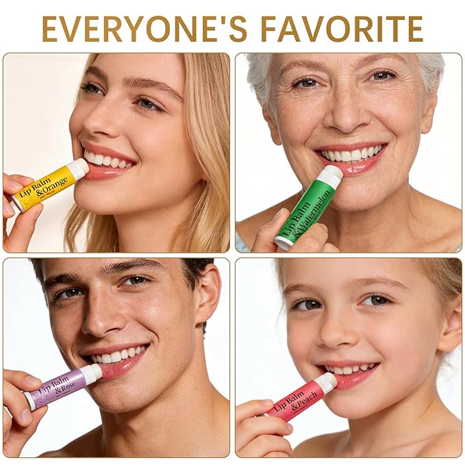 RBUGR 126 Pcs Lip Balm Bulk- 12-Flavored Natural Organic Moisturizing Lip Balm - Image 9