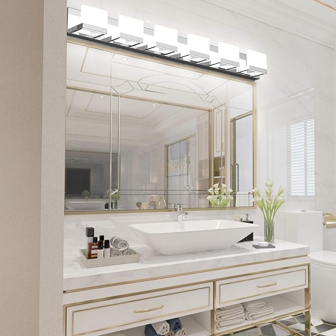 Tipace 6 Lights Dimmable LED Modern Vanity Lights - Image 6