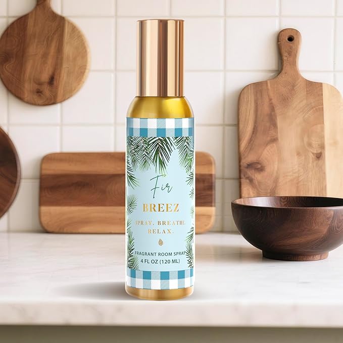 Room Spray, Bright Vanilla, Cinnamon Apple, Fir Breeze, 3 Pack, Each 4 fl oz - Image 3