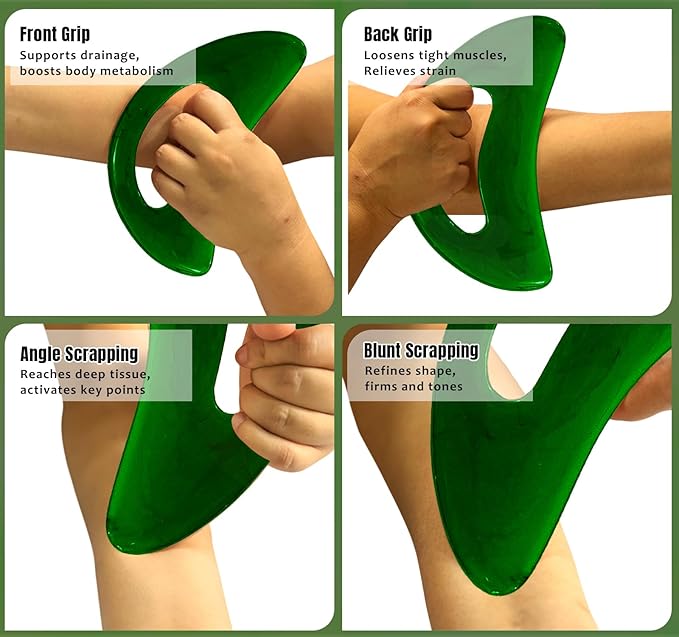 RAAFI Large Body Gua Sha Tool for Cellulite Removal, Lymphatic Drainage and - Image 6