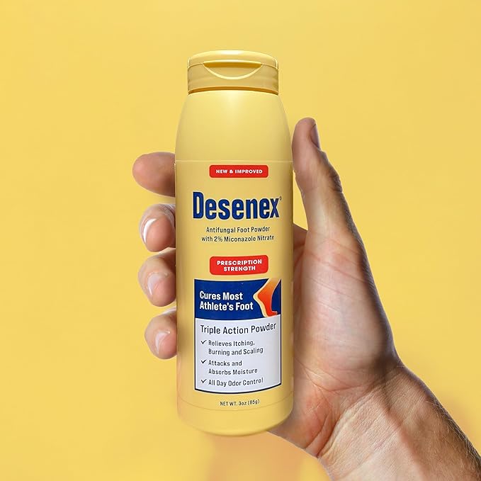 Desenex Anti-Fungal Foot Powder, Cures Most Athlete’s Foot, 2% Miconazole - Image 6