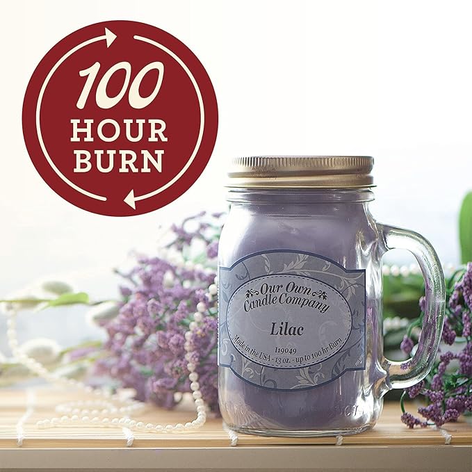 Our Own Candle Company, Cranberry Orange Spice Scented Mason Jar Candle - Image 2