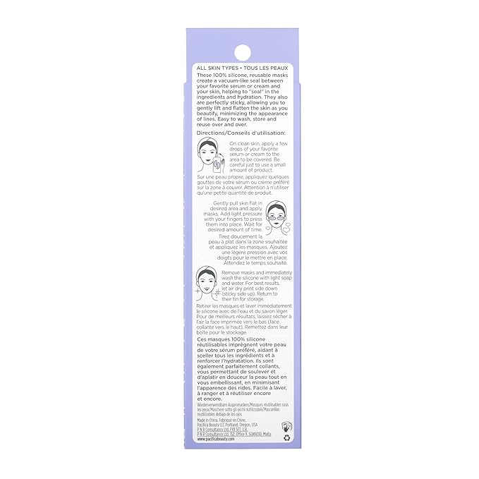 Pacifica Reusable Mask – Under Eye Mask Silicone Face Mask - Image 11
