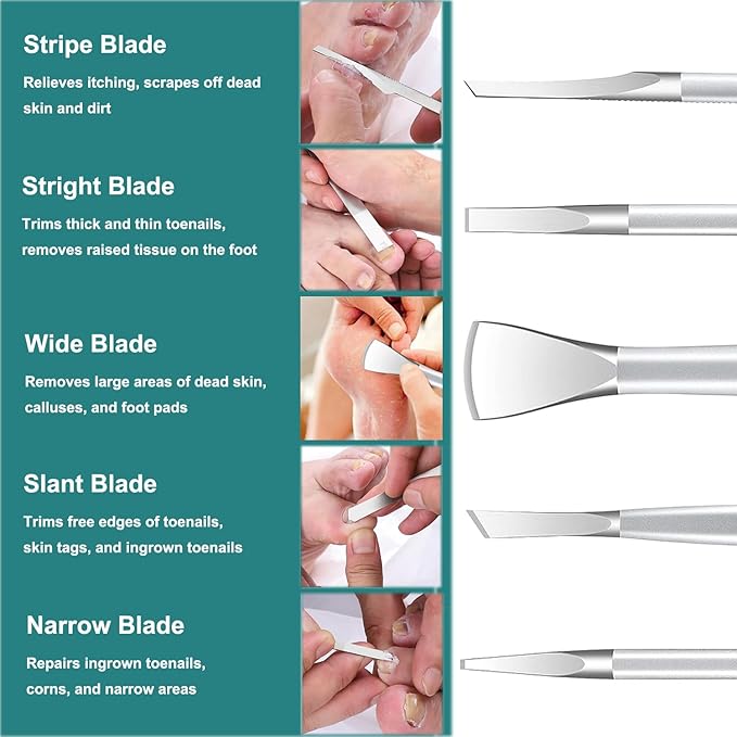Pedicure Tools for Feet, Ingrown Toenail Treatment, Ingrown Toenail Removal Kit - Image 3