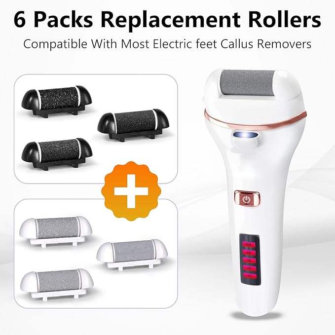 6 Pack Replacement Roller Refill Heads - Image 3
