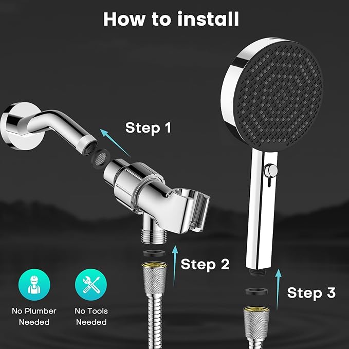 PWERAN Filtered Shower Head - Image 8