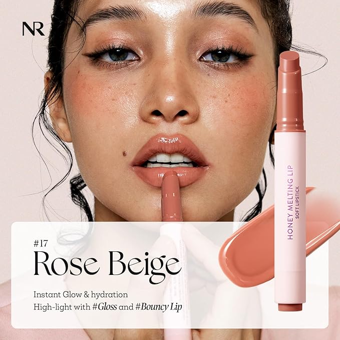 Nature Republic HONEY MELTING LIP SOFT LIP STICK, Hydrating Gloss, Moisturizing - Image 2