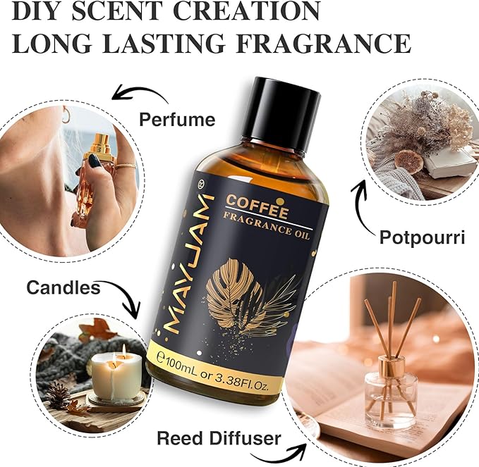 MAYJAM 100ML/3.38FL.OZ Coffee Fragrance Oils - Image 5