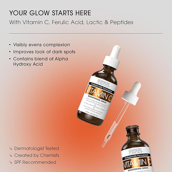 Advanced Clinicals Brightening Vitamin C Serum - Image 2